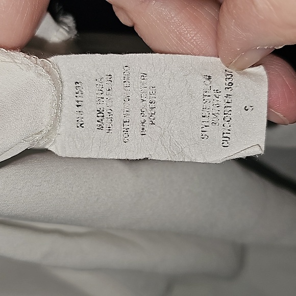 Lily White White Semi-Sheer Faux Wrap around Sleeveless Blouse Size S VGUC - Picture 5 of 7